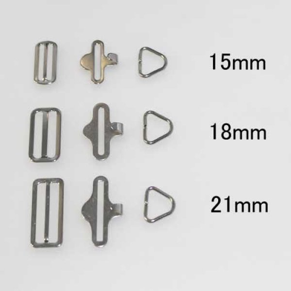 蝶ネクタイ・金具15mm/18mm/21mm
