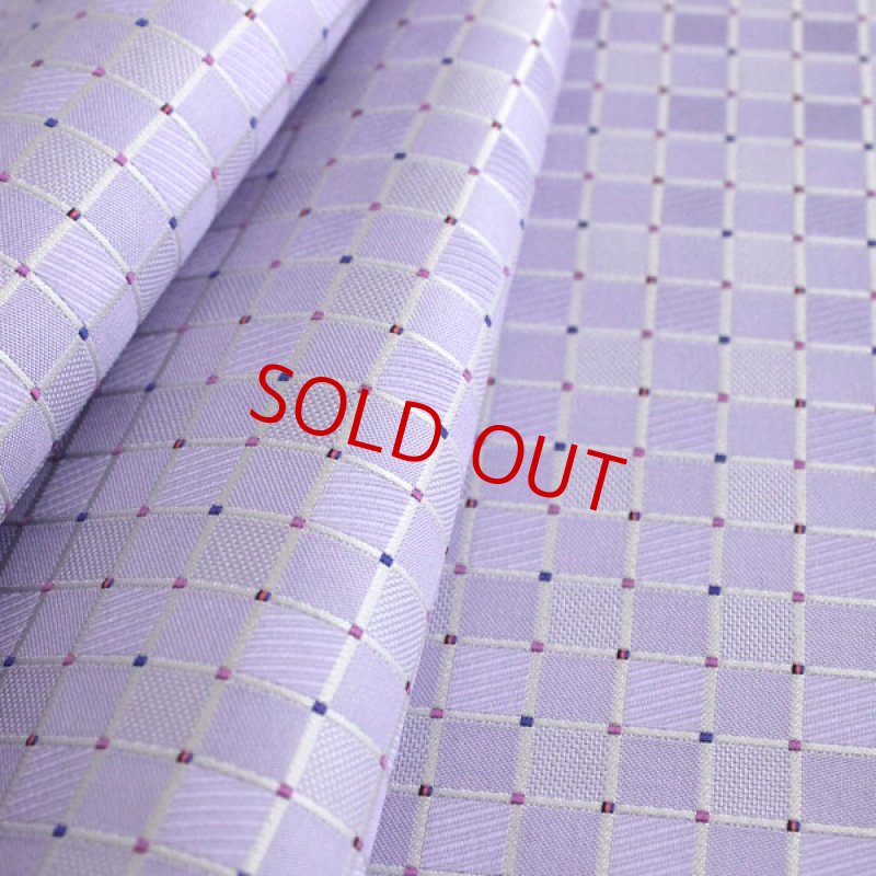 ネクタイ生地・モザイクチェック