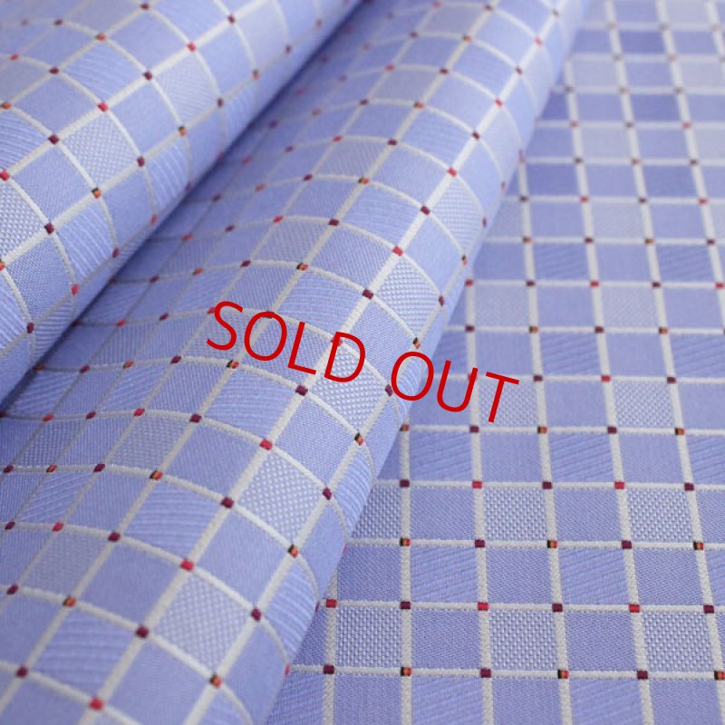 ネクタイ生地・モザイクチェック