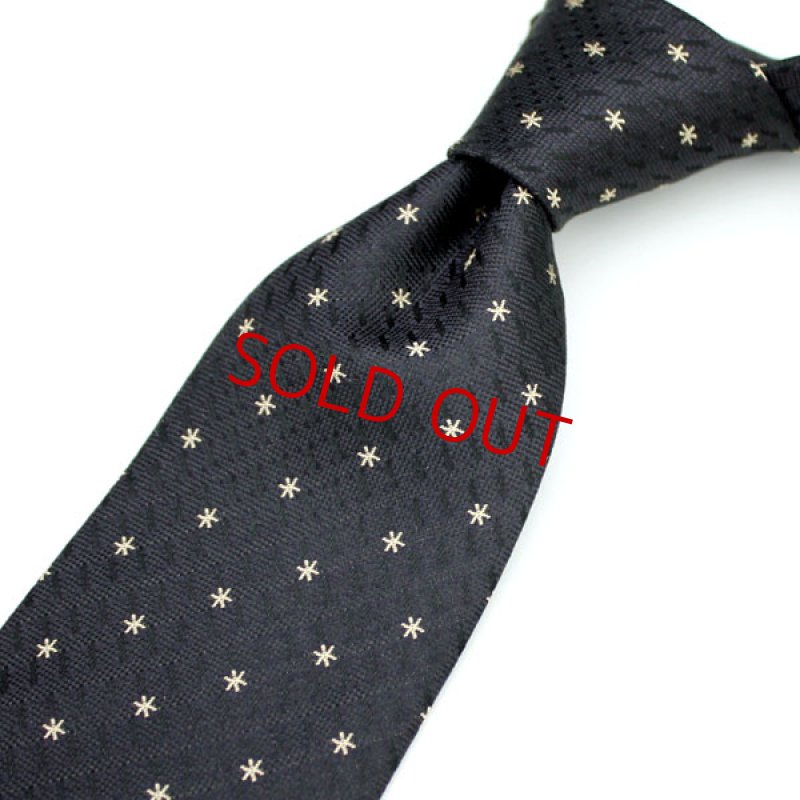 画像2: ネクタイ・キット/黒ベース＊星印 (2)