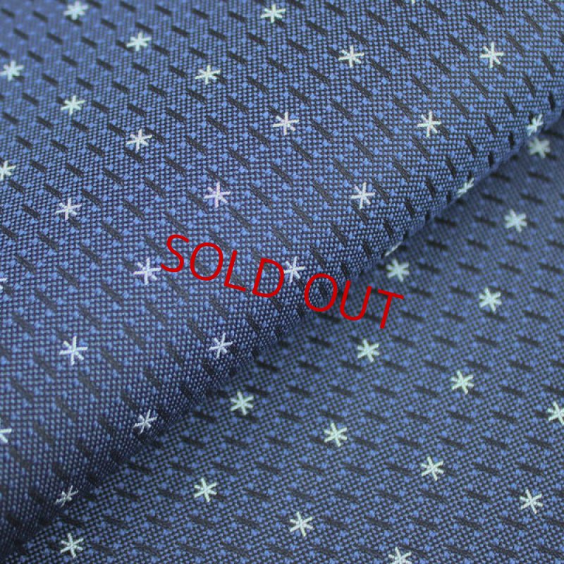 画像2: ネクタイ・キット/インディゴブルー・星印 (2)