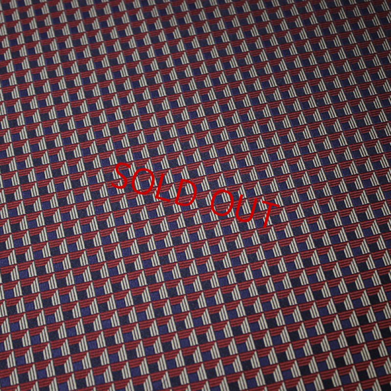 画像2: ネクタイ生地・幾何学模様/01 (2)