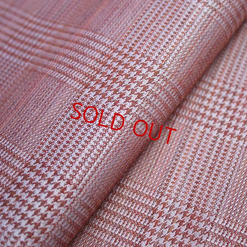 画像3: ネクタイキット/グレンチェック・コーラルレッド (3)