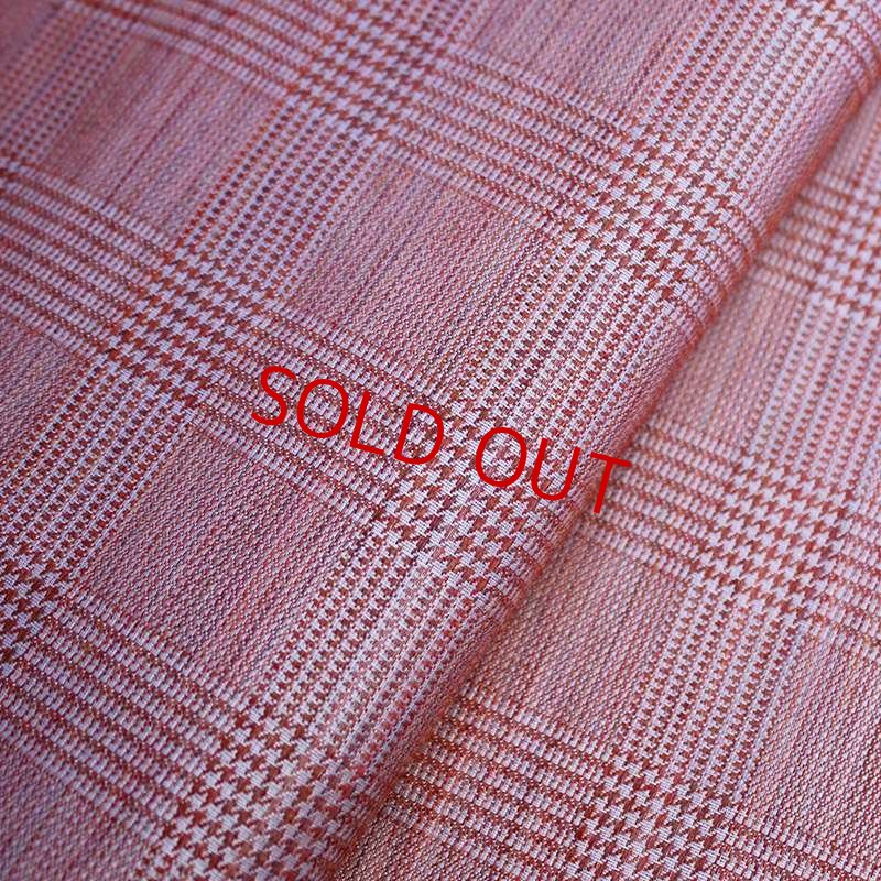 画像4: ネクタイキット/グレンチェック・コーラルレッド (4)