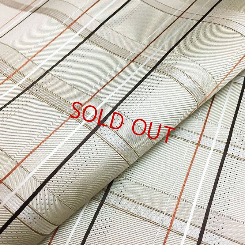 画像2: ネクタイキット/ライトベージュ・パターンチェック (2)