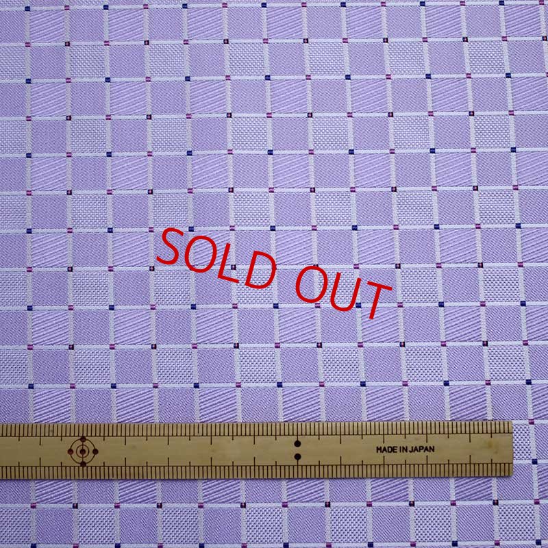 画像5: ネクタイキット/モザイクチェック・ラベンダー (5)