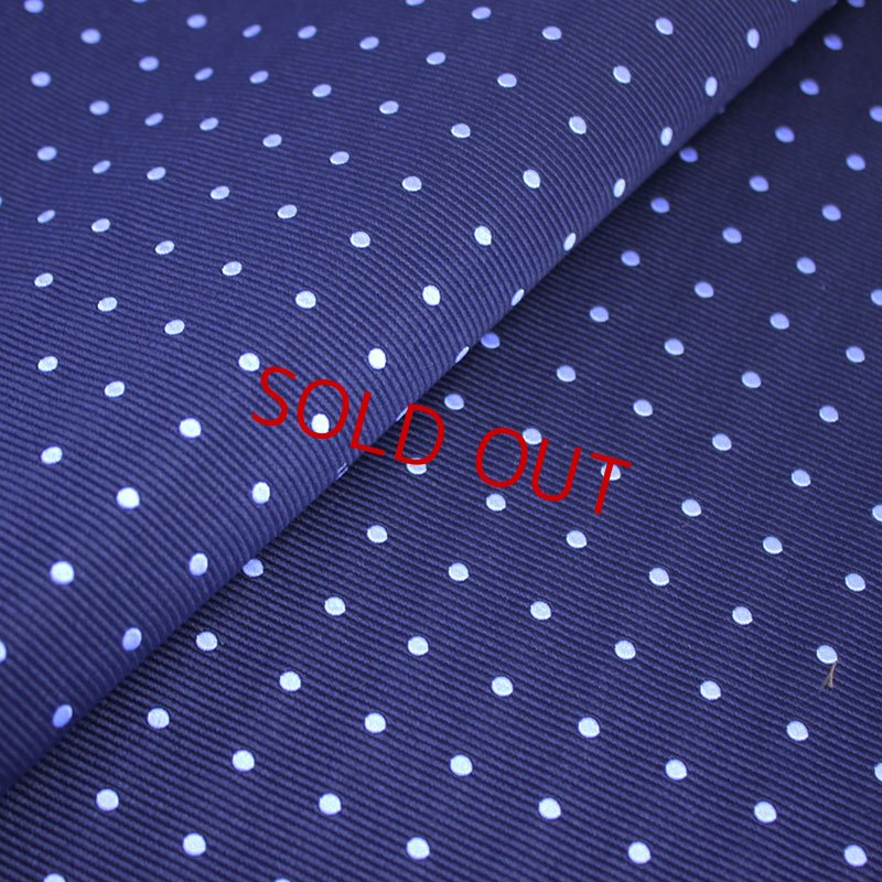 画像3: ネクタイキット/ポルカドット・紺 (3)