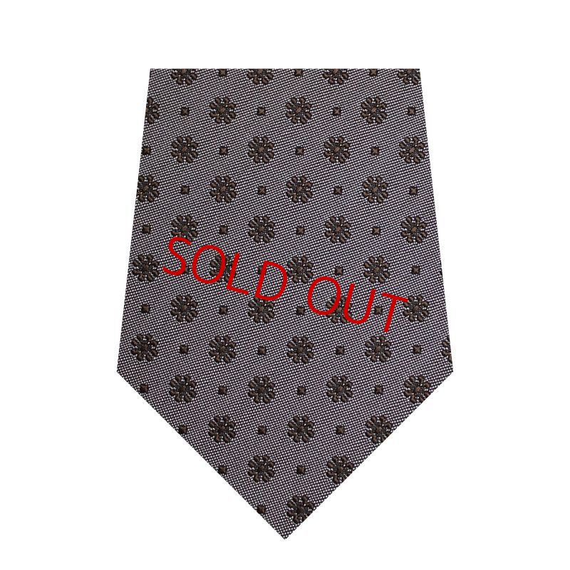 画像1: Sale/ネクタイキット/小紋ブラウン(大剣幅7.5cmのみ) (1)