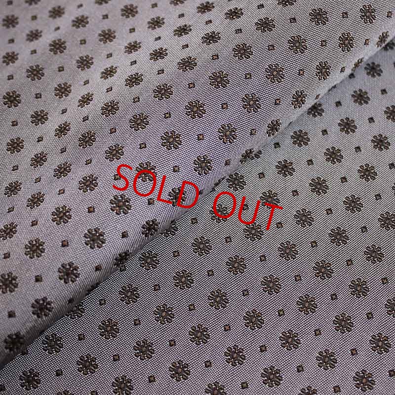 画像2: Sale/ネクタイキット/小紋ブラウン(大剣幅7.5cmのみ) (2)