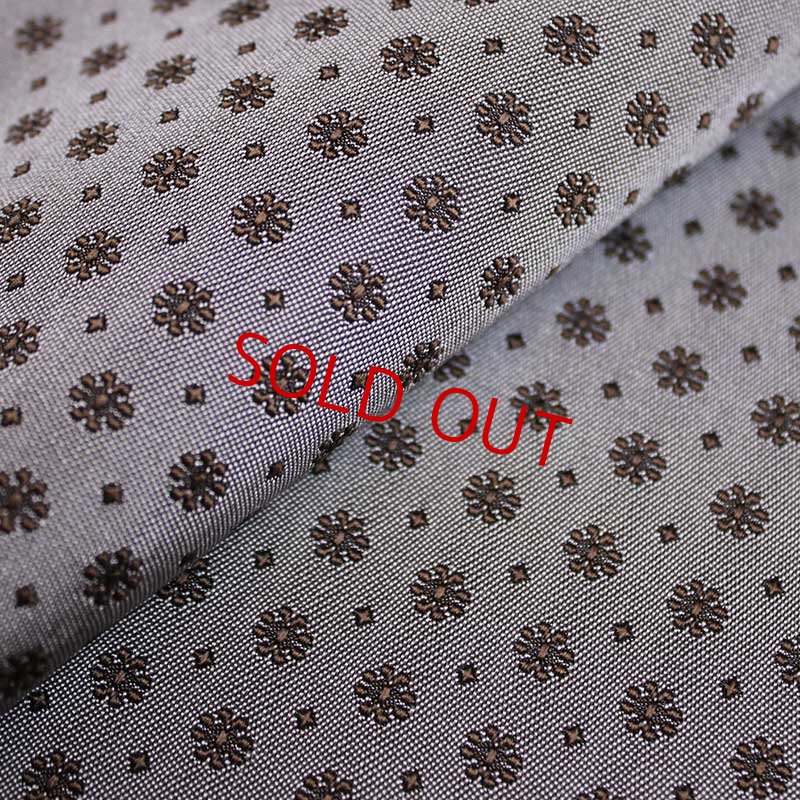 画像3: Sale/ネクタイキット/小紋ブラウン(大剣幅7.5cmのみ) (3)