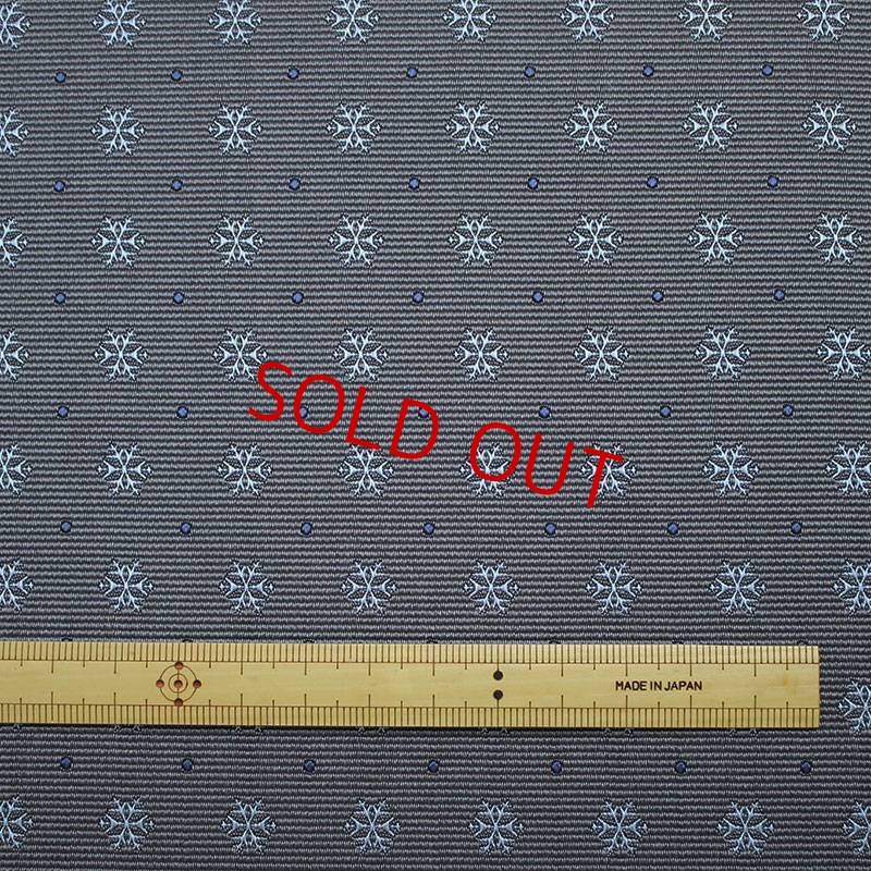 画像5: ネクタイキット/雪の結晶柄・フレンチグレー (5)