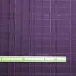 画像4: ネクタイキット：濃紫・単色チェック (4)