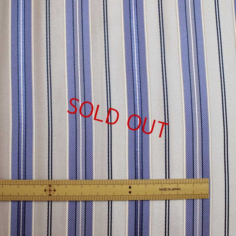 画像4: ネクタイキット/ストライプ/ライトグレー×ブルー (4)