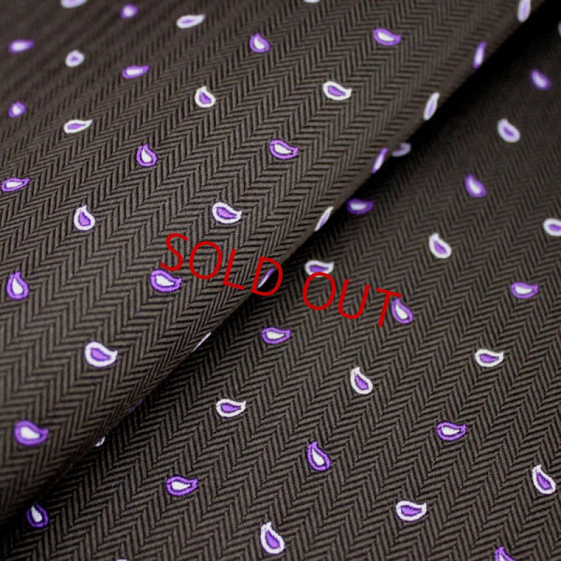 画像2: ペーズリー02/ブラウン (2)