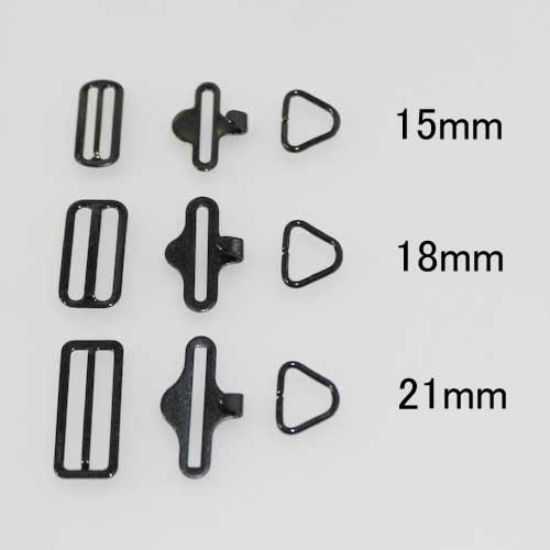 蝶ネクタイ金具15mm/18mm/21mm